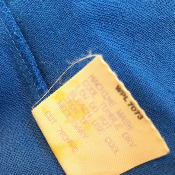 Vtg Back Button Ruched Side Pencil Skirt 2 Pc Suit Sz 10 Turquoise Office Siren - Picture 12 of 16